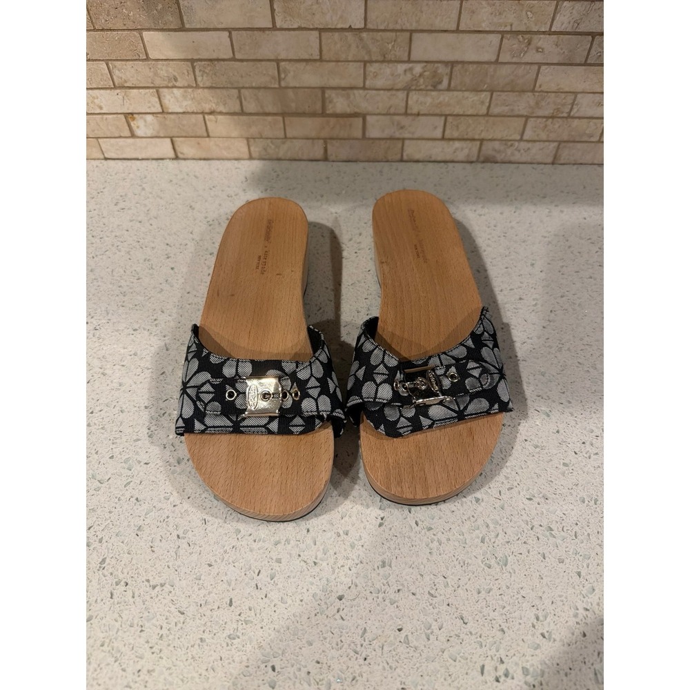 Kate Spade New York Wooden Clog‎ Slide Sandals Women's Size 9